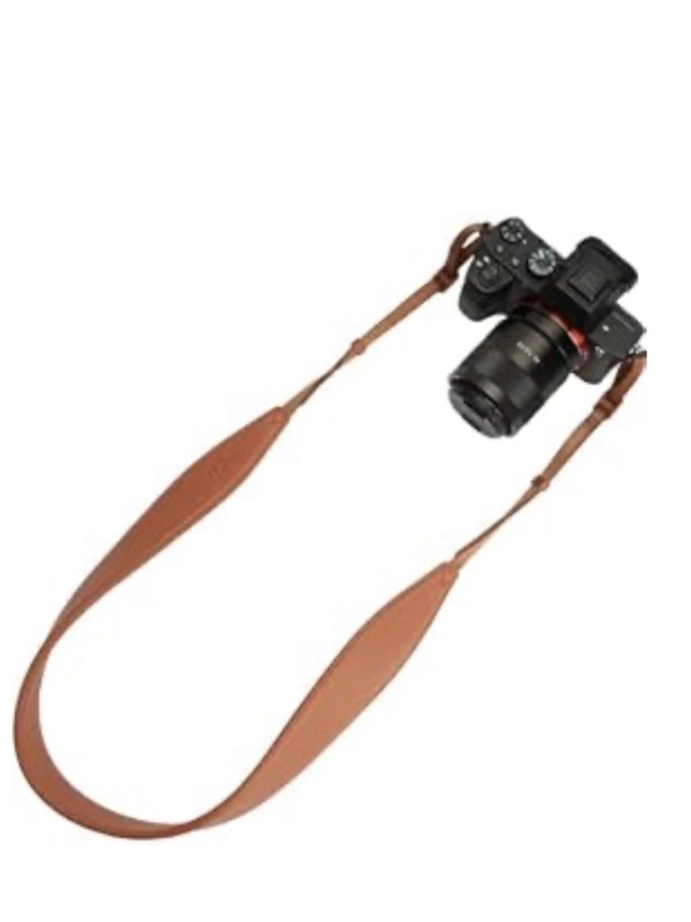 New in Box Divvia Premium Brown Leather Camera Strap